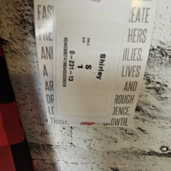 Lularoe Shirley Chiffon Plaid Kimono NWT - Picture 7 of 8